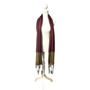 GAP Soft purple and tan heathered scarf